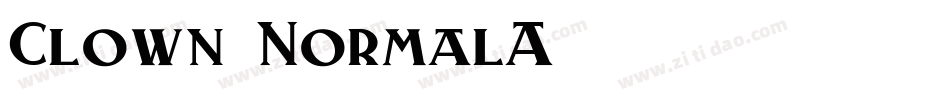Clown NormalA字体转换